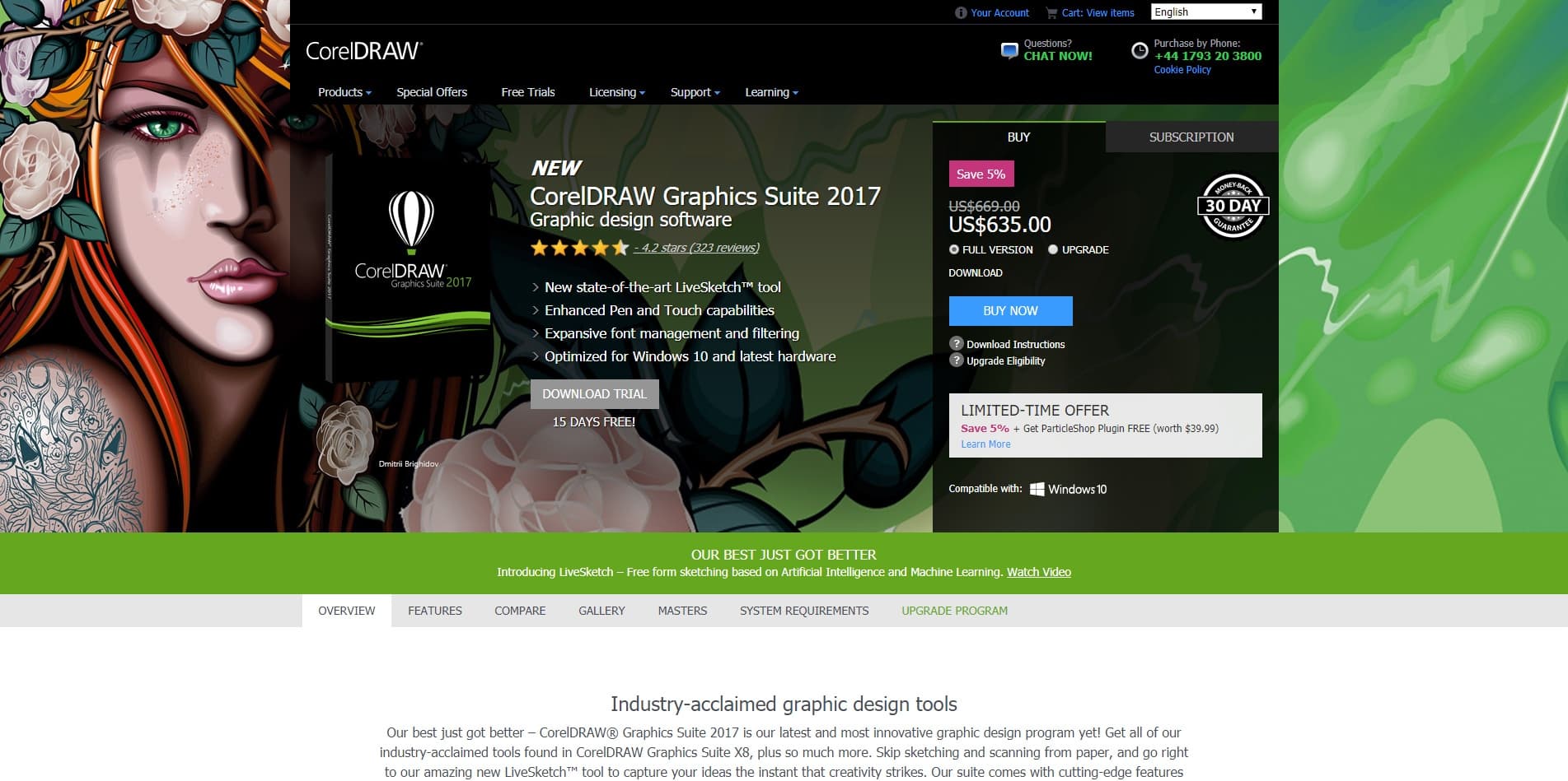 CorelDRAW Graphics Suite 2017 零售版